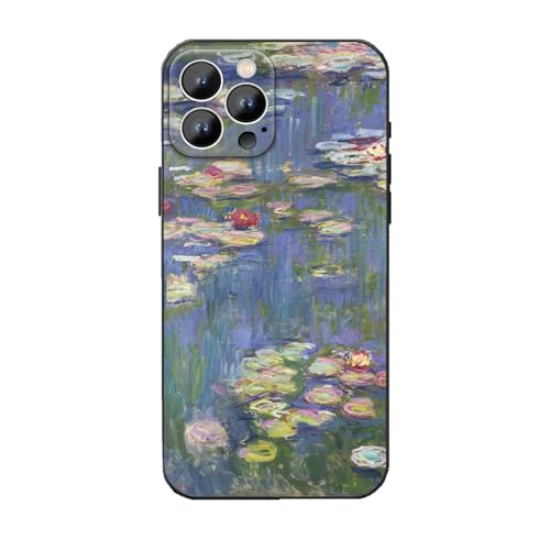 MURLEBAY Kompatibel mit iPhone 16 Pro Max, Wasserlilien-Kunst-Handyhülle für Männer und Frauen, niedliche Blume, weiches TPU, stoßfeste Schutzhülle MURLEBAY Kompatibel mit iPhone 16 Pro Max, Wasserlilien-Kunst-Handyhülle für Männer und Frauen, niedliche Blume, weiches TPU, stoßfeste Schutzhülle von MURLEBAY