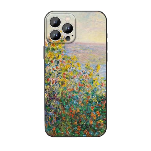 MURLEBAY Kompatibel mit iPhone 16 Pro Max Hülle, Blumenbeete bei Vetheuil by Monet Hülle, Blumenlandschaft Handyhülle für Männer und Frauen, stoßfeste Schutzhülle MURLEBAY Kompatibel mit iPhone 16 Pro Max Hülle, Blumenbeete bei Vetheuil by Monet Hülle, Blumenlandschaft Handyhülle für Männer und Frauen, stoßfeste Schutzhülle von MURLEBAY