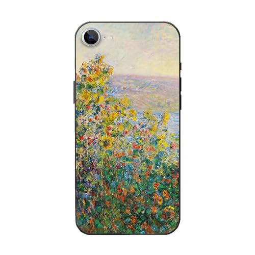 MURLEBAY Kompatibel mit iPhone 16e Hülle, Blumenbeeten bei Vetheuil by Monet Hülle, florale Landschaft, Handyhülle für Männer und Frauen, stoßfeste Schutzhülle MURLEBAY Kompatibel mit iPhone 16e Hülle, Blumenbeeten bei Vetheuil by Monet Hülle, florale Landschaft, Handyhülle für Männer und Frauen, stoßfeste Schutzhülle von MURLEBAY