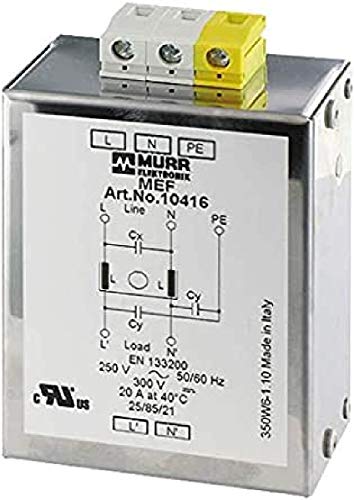 MEF Netzentstörfilter 1-phasig 1-stufig von Murrelektronik stay connected