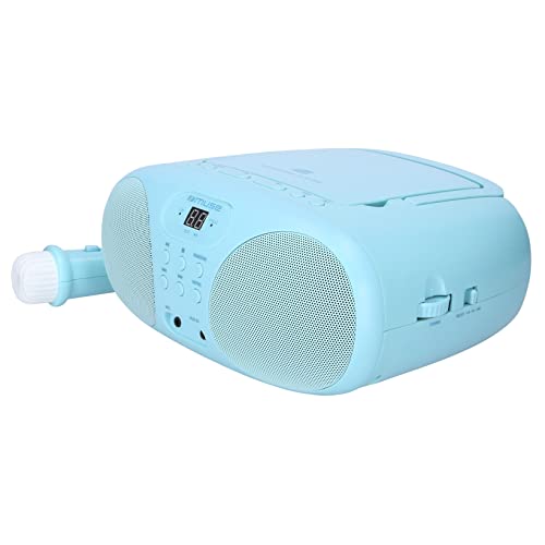 Muse M-203 KB CD-Player und FM-Radio | für Jungen in blau | tragbar mit Griff | Aux-Anschluss | batteriebetrieben oder mit Netzkabel von MUSE