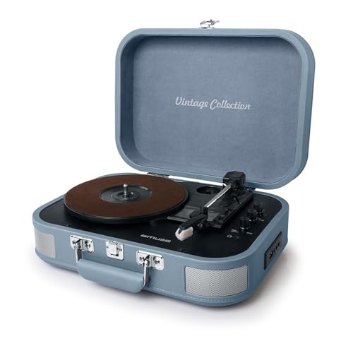 MT-201 BVB Bluetooth Plattenspieler mit Lautsprechern | Vinyl-Genuss mit 3 Geschwindigkeiten, USB-Encoding & Bluetooth Out MT-201 BVB Bluetooth Plattenspieler mit Lautsprechern | Vinyl-Genuss mit 3 Geschwindigkeiten, USB-Encoding & Bluetooth Out von MUSE