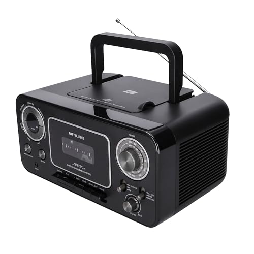 Muse Retro Kassettenrekorder mit Aufnahme-Funktion, Batteriebetrieb möglich Muse Retro Kassettenrekorder mit Aufnahme-Funktion, Batteriebetrieb möglich von MUSE