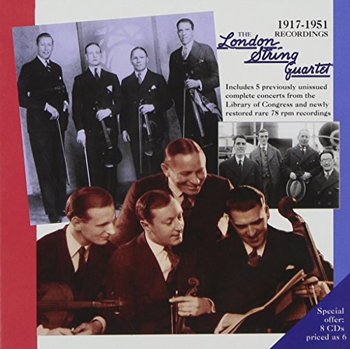 Das London String Quartet: Aufnahmen 1917-1951 von MUSIC ARTS