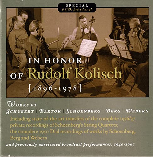 Rudolf Kolisch zu Ehren von MUSIC ARTS