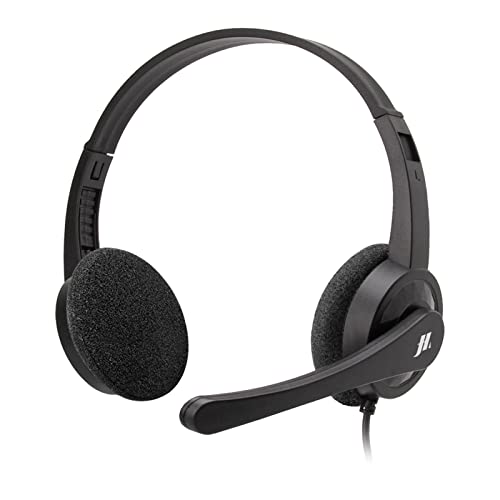 MUSIC HERO SBS Verstellbare Kopfhörer mit schwenkbarem Mikrofon, 3,5 mm Klinkenkabel für Smartphone, PC, Tablet, ideal für Smartphone, Call Center, Direktstreaming, Fernausrichtung MUSIC HERO SBS Verstellbare Kopfhörer mit schwenkbarem Mikrofon, 3,5 mm Klinkenkabel für Smartphone, PC, Tablet, ideal für Smartphone, Call Center, Direktstreaming, Fernausrichtung von MUSIC HERO