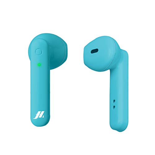 MUSIC HERO TWS Beat True Wireless Stereo Kopfhörer mit Mikrofon und Anrufannahme/-beendet-Taste, Ladekoffer, bis zu 2,5 Stunden Musikhören, hellblau MUSIC HERO TWS Beat True Wireless Stereo Kopfhörer mit Mikrofon und Anrufannahme/-beendet-Taste, Ladekoffer, bis zu 2,5 Stunden Musikhören, hellblau von MUSIC HERO