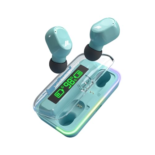 MUSIC HERO TWS Wireless Kopfhörer mit Ladehülle, LCD-Display, eingebautes Mikrofon, Musik und Anrufe für 3 Stunden, Touch-Steuerung, Blau MUSIC HERO TWS Wireless Kopfhörer mit Ladehülle, LCD-Display, eingebautes Mikrofon, Musik und Anrufe für 3 Stunden, Touch-Steuerung, Blau von MUSIC HERO