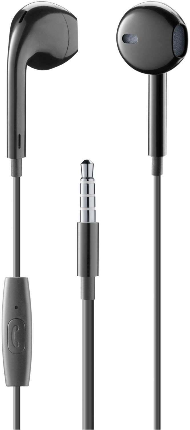 Earphones Capsule In-Ear-Kopfhörer mit Kabel schwarz von MUSIC SOUND