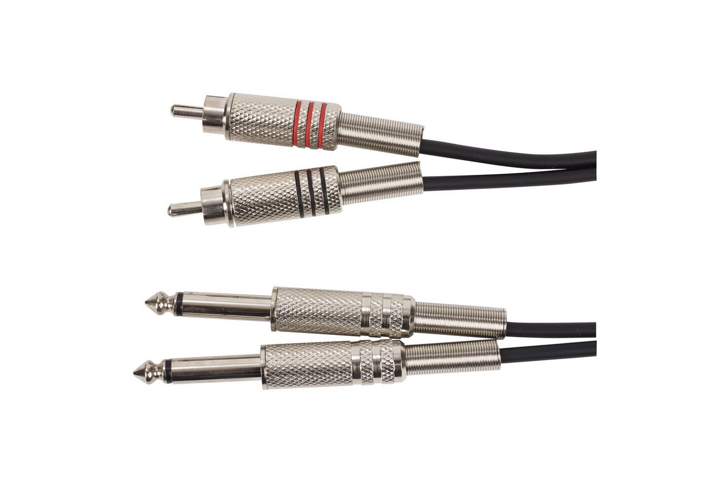 MUSIC STORE Audio-Kabel, Audiokabel, stereo, Cinch/6,3 mm Klinke von MUSIC STORE