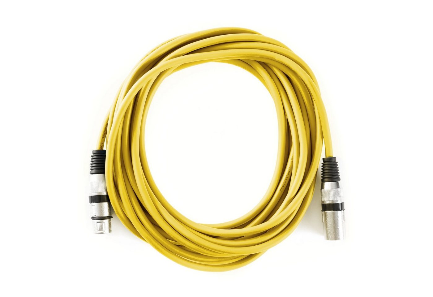 MUSIC STORE Audio-Kabel, Mikrofonkabel Standard gelb 6 m - Mikrofonkabel von MUSIC STORE