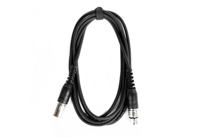 MUSIC STORE Audio-Kabel, Mikrofonkabel XLR, versilberte Kontakte, 3m Kabellänge von MUSIC STORE