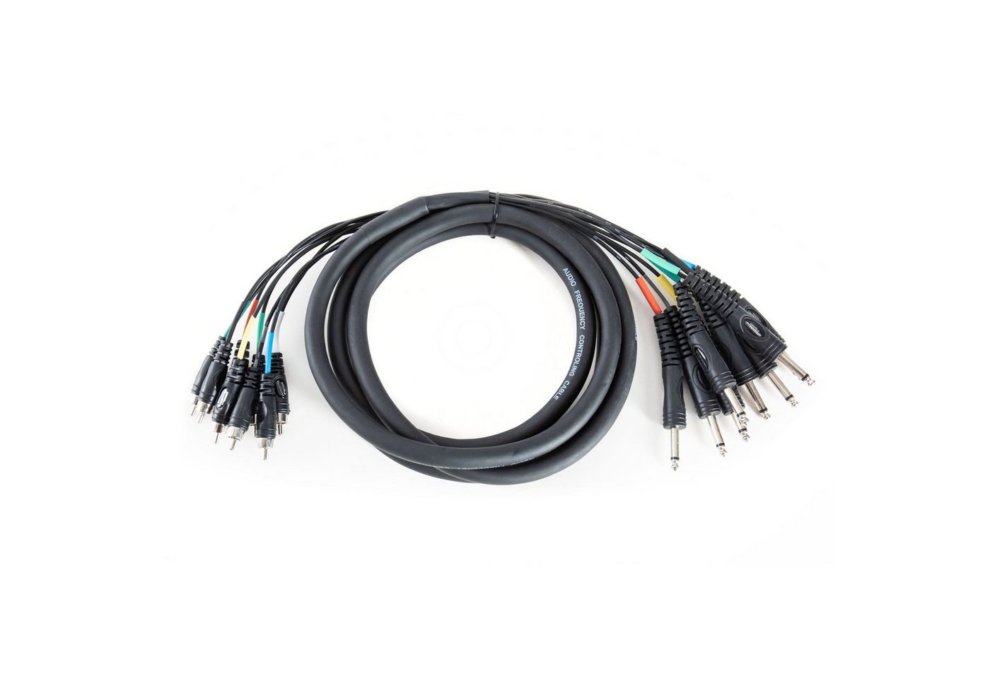 MUSIC STORE Audio-Kabel, Multicore Kabel, 8-fach Multicore, Klinke Cinch, professionelles Mult von MUSIC STORE