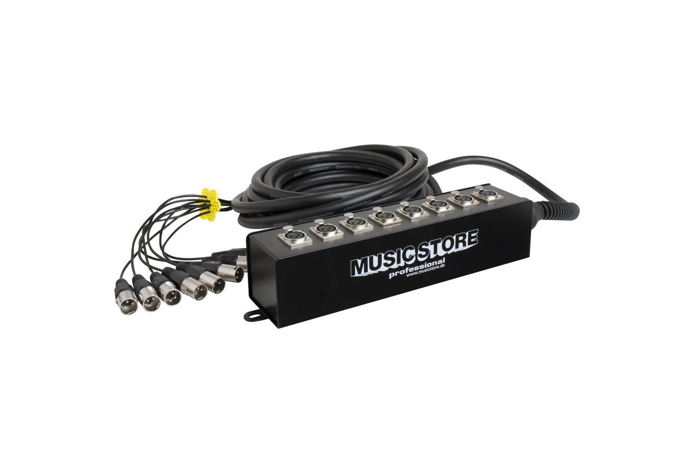 MUSIC STORE Audio-Kabel, Multicore Kabel, 8xXLR, Stagebox, Professionell von MUSIC STORE