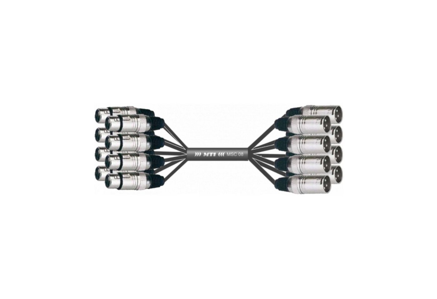 MUSIC STORE Audio-Kabel, Studio Multicore, Eco 8, XLR-XLR 5m, XLR female, XLR male MUSIC STORE Audio-Kabel, Studio Multicore, Eco 8, XLR-XLR 5m, XLR female, XLR male von MUSIC STORE
