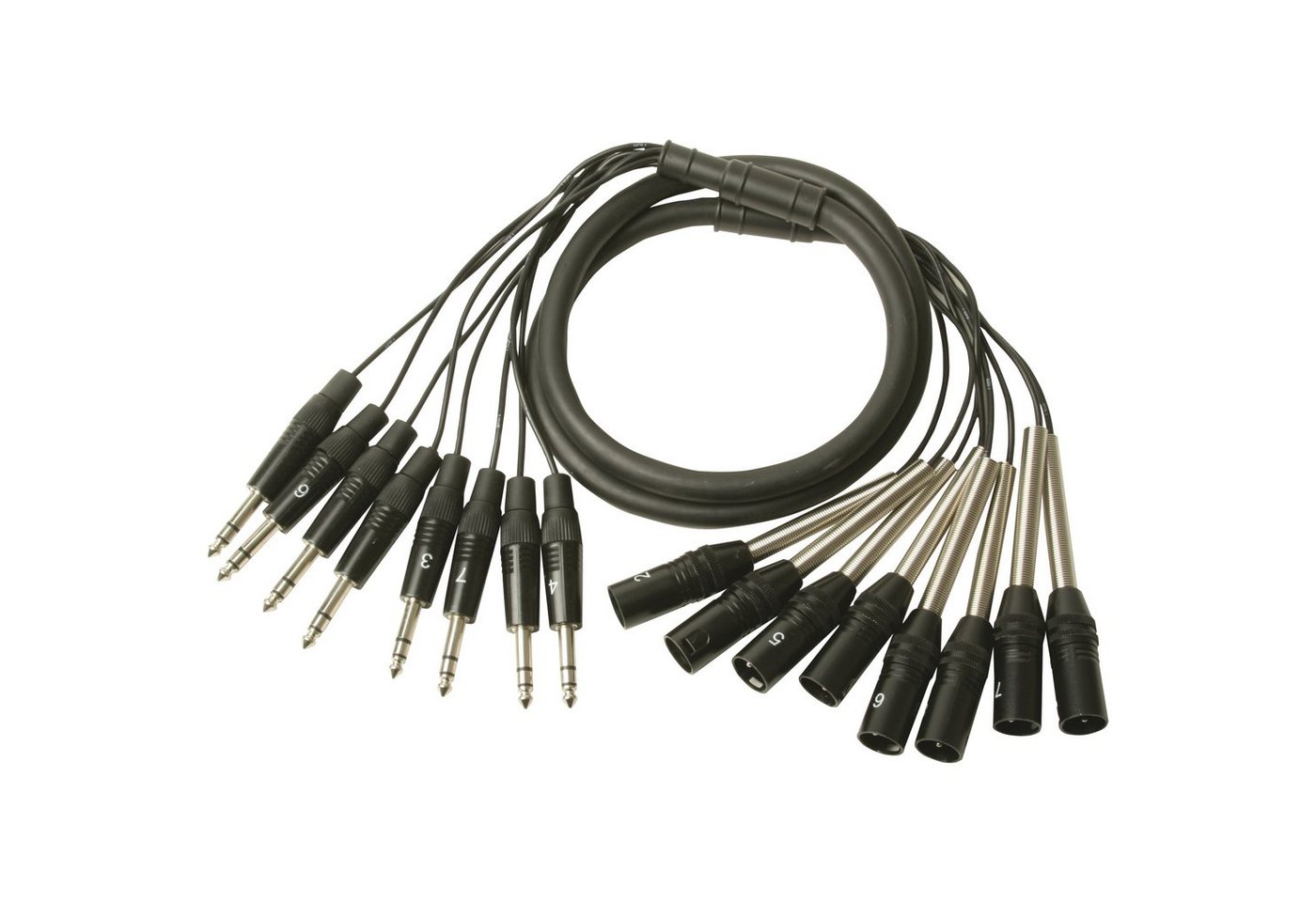 MUSIC STORE Audio-Kabel, Studio Multicore Pro 8, Multicore Kabel, Klinke zu XLR von MUSIC STORE