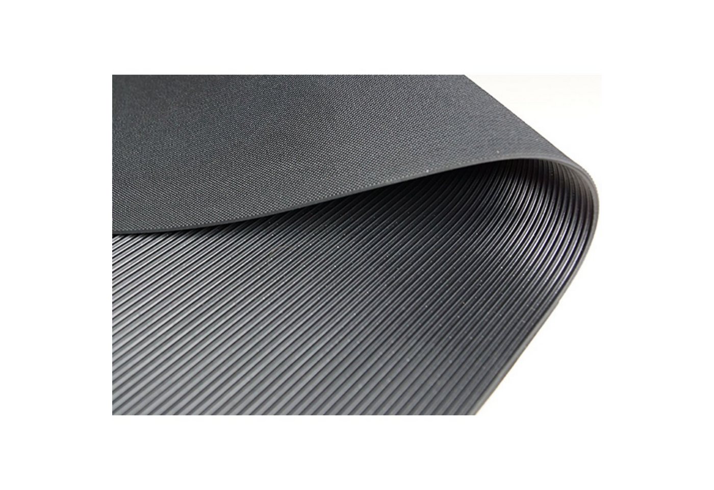 MUSIC STORE Kabelzubehör, (Feinriefenmatte 05 x 10m 3mm NR/SBR Rutschfest Wetterfest Elastisch Schwarz, Kabel, Zubehör für Kabel, Feinriefenmatte, Rutschfest, Wetterfest) von MUSIC STORE