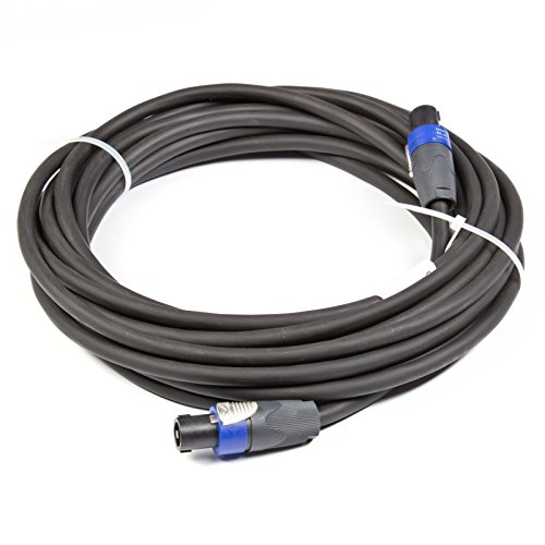Lautsprecherkabel 10m, 4x 2,5mm², flexibles Kabel, Speaker Twist Stecker, hervorragende Signaleigenschaften, schwarz, Made in Germany, ideal für professionelle Anwendungen Lautsprecherkabel 10m, 4x 2,5mm², flexibles Kabel, Speaker Twist Stecker, hervorragende Signaleigenschaften, schwarz, Made in Germany, ideal für professionelle Anwendungen von MUSIC STORE