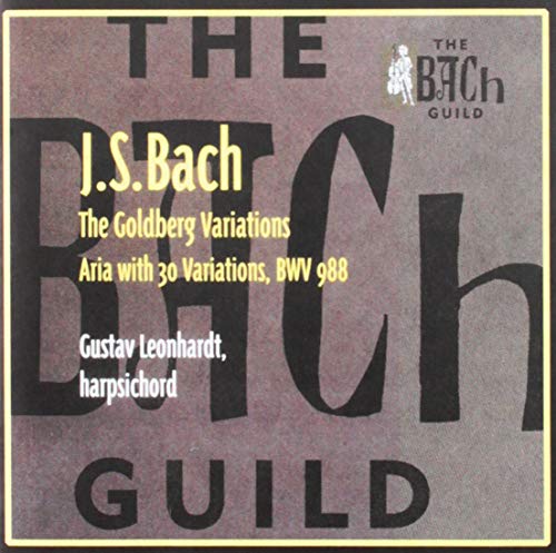 Bach Goldberg Variations Bwv 988. (Gustav Leonhardt Harpsichord. Licensed From Vanguard Clas Bach Goldberg Variations Bwv 988. (Gustav Leonhardt Harpsichord. Licensed From Vanguard Clas von MUSICAL HERITAGE SOCIETY