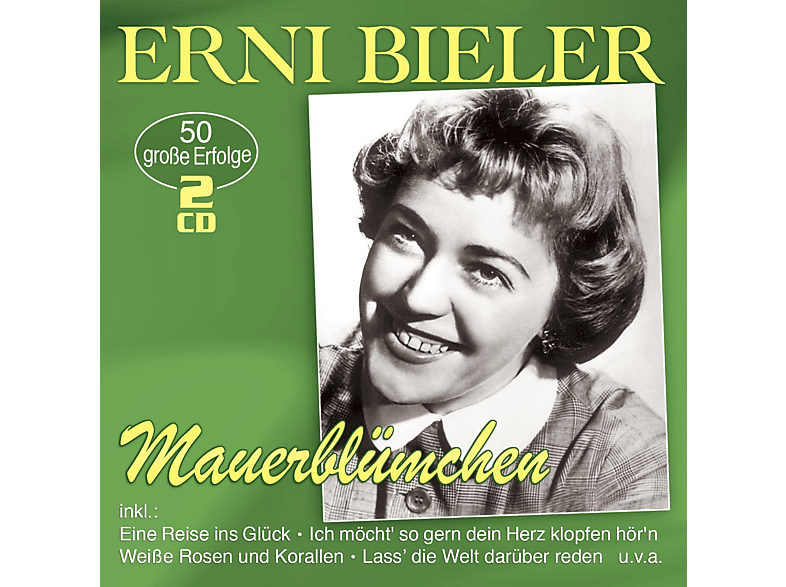 Erni Bieler - Mauerblümchen 50 große Erfolge (CD) von MUSICTALES