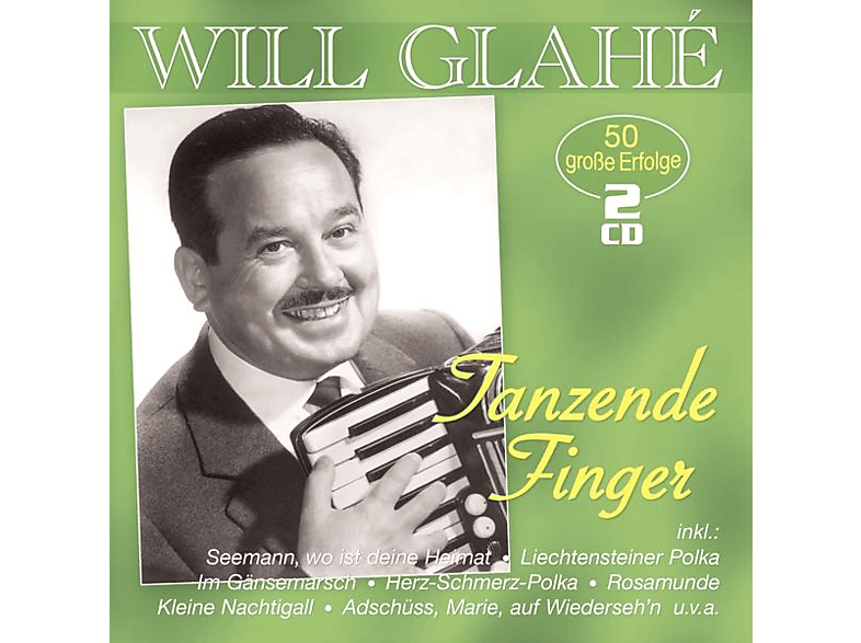 Glahe Will - Tanzende Finger-50 große Erfolge (CD) von MUSICTALES