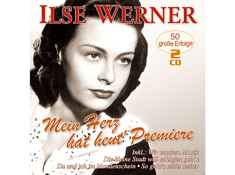 Ilse Werner, Peter Igelhoff, Werner Bochmann, Adolf Steimel, Ralph Maria Siegel, Gerhard Winkler, Erwin Halletz, Josef Niessen, Klaus Günter Neumann, Burt Bacharach, Horatio Nicholls, Jan Rosendaal, Eberhard Storch, Will Meisel, Leroy Anderson, Artur Beul - Mein Herz Hat Heut' Premiere-50 Große Erfolge (CD) Ilse Werner, Peter Igelhoff, Werner Bochmann, Adolf Steimel, Ralph Maria Siegel, Gerhard Winkler, Erwin Halletz, Josef Niessen, Klaus Günter Neumann, Burt Bacharach, Horatio Nicholls, Jan Rosendaal, Eberhard Storch, Will Meisel, Leroy Anderson, Artur Beul - Mein Herz Hat Heut' Premiere-50 Große Erfolge (CD) von MUSICTALES