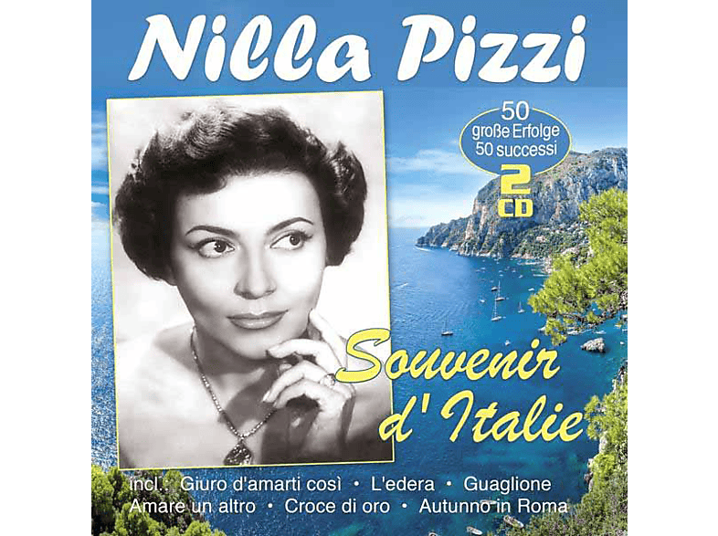 Nilla Pizzi - Souvenir d' Italie 50 grandi successi gross (CD) von MUSICTALES