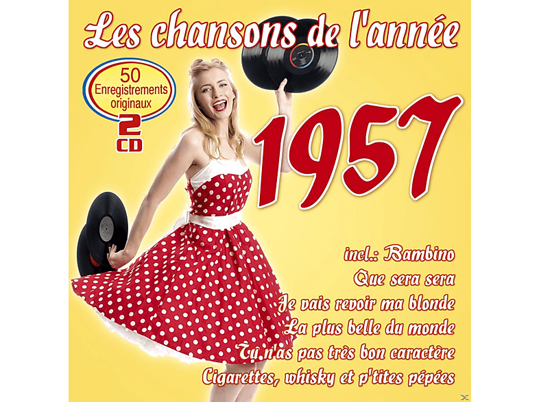 VARIOUS - LES CHANSONS DE L ANNEE 1957 (CD) von MUSICTALES