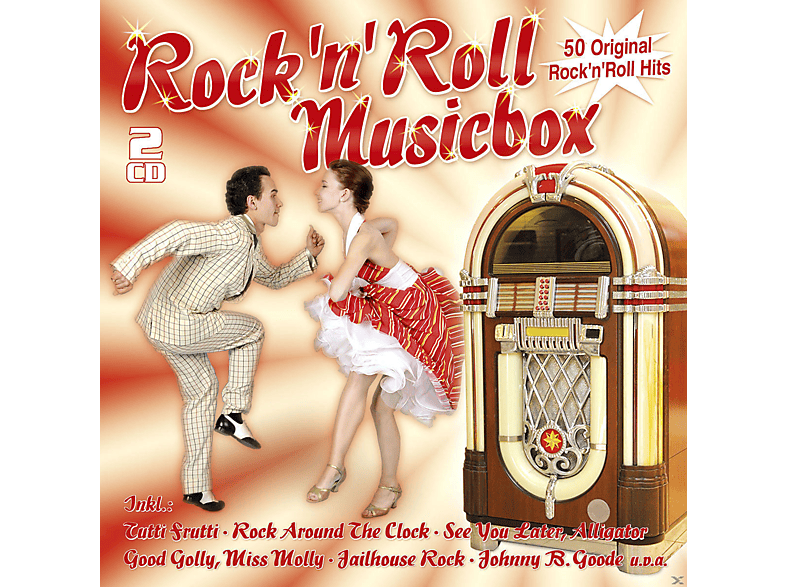 VARIOUS - Rock'n'roll Musicbox-50 Original Hits (CD) von MUSICTALES