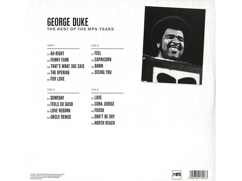 George Duke - The Best Of MPS Years (Vinyl) von MUSIK PROD