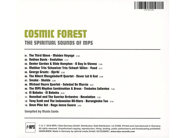 VARIOUS - Nicola Conte-Cosmic Forest (CD) von MUSIK PROD