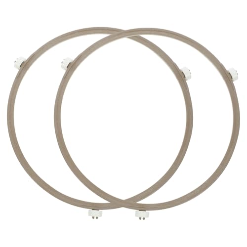 MUSISALY 2St Drehteller für Mikrowellenherde mikrowelle drehteller Mikrowellen-Drehteller Ofenringwalze Drehring für die Mikrowelle Ringständer Halterung für Glasplatten runder Ofenring MUSISALY 2St Drehteller für Mikrowellenherde mikrowelle drehteller Mikrowellen-Drehteller Ofenringwalze Drehring für die Mikrowelle Ringständer Halterung für Glasplatten runder Ofenring von MUSISALY
