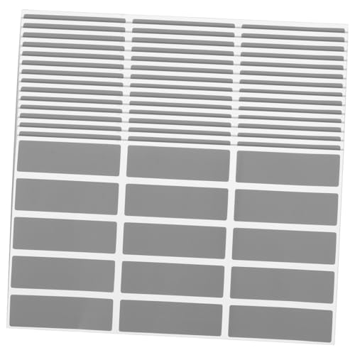 MUSISALY Rubbel-Aufkleber-Etiketten Rechteckig 15 X 48 Mm 25 Blatt/bündel Für Partys Und Veranstaltungen von MUSISALY
