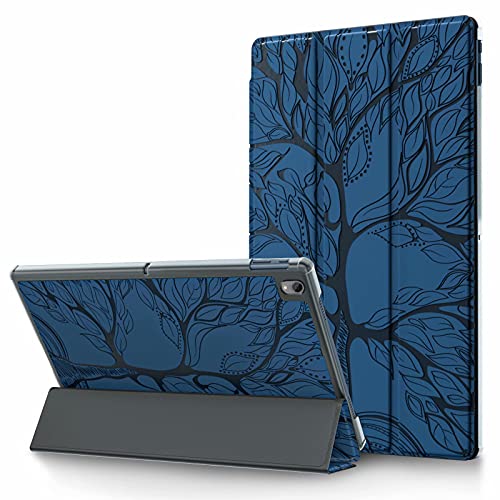 MUTOUREN Hülle Kompatibel mit Lenovo Tab P11 11-Zoll Full HD Tablet 2020 (TB-J606F/TB-J606X), Ultra Slim Case Cover PU Leder Schutzhülle mit Auto Sleep/Wake (Dunkelblau) von MUTOUREN