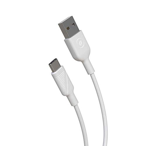 MUVIT FOR CHANGE CABLE USB A/USB C 1.2M BLANC von MUVIT