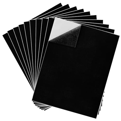 10 Stk Moosgummi Selbstklebend 3mm, Schaumstoff Selbstklebende Schaumstoffplatte Schwarz, EVA Schaumstoff Platten, Moosgummi Platten Polster, Rutschfest Schaumstoffmatte für Möbel DIY(300mm x 210mm) 10 Stk Moosgummi Selbstklebend 3mm, Schaumstoff Selbstklebende Schaumstoffplatte Schwarz, EVA Schaumstoff Platten, Moosgummi Platten Polster, Rutschfest Schaumstoffmatte für Möbel DIY(300mm x 210mm) von MUZHUPGUZ