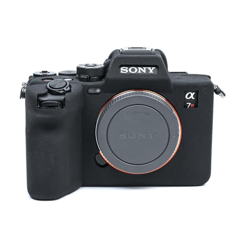 MUZIRI KINOKOO A7R5 A7RV Hülle, Weiche Silikon Schutzhülle für Sony Sony A7R5/A7R V/Alpha 7R V/A7RV/A7R5/A7RM5 Digitalkamera - Anti-Scratch Slim Fit A7R5 Silikonhülle - Schwarz von MUZIRI KINOKOO