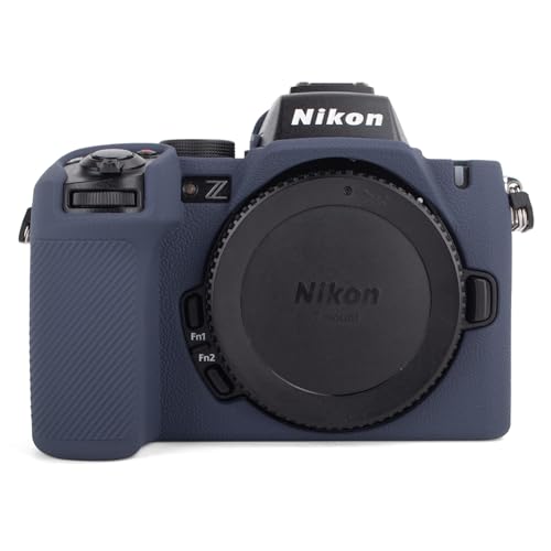 MUZIRI KINOKOO Silikonhülle kompatibel für Nikon Z50 II Digitalkamera, weiches Gummi Z50II Schutzhülle mit Handgriff-Design, rutschfest, kratzfest, Dunkelblau MUZIRI KINOKOO Silikonhülle kompatibel für Nikon Z50 II Digitalkamera, weiches Gummi Z50II Schutzhülle mit Handgriff-Design, rutschfest, kratzfest, Dunkelblau von MUZIRI KINOKOO