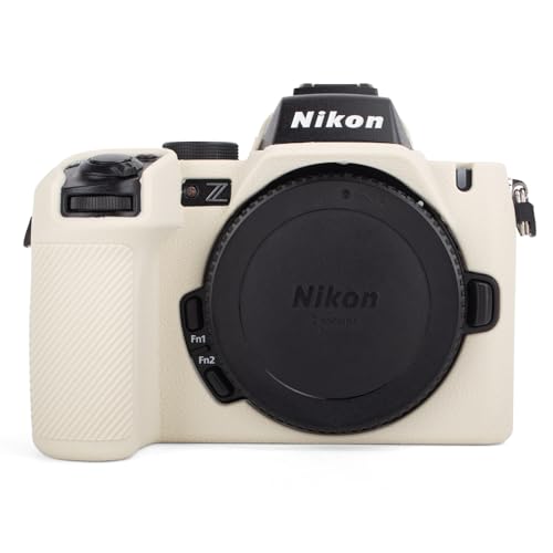 MUZIRI KINOKOO Silikonhülle kompatibel für Nikon Z50 II Digitalkamera, weiches Gummi Z50II Schutzhülle mit Handgriff-Design, rutschfest & kratzfest, gebrochenes Weiß MUZIRI KINOKOO Silikonhülle kompatibel für Nikon Z50 II Digitalkamera, weiches Gummi Z50II Schutzhülle mit Handgriff-Design, rutschfest & kratzfest, gebrochenes Weiß von MUZIRI KINOKOO