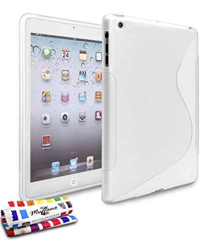Muzzano Schutzhülle für Apple iPad Mini 3 [Le S Premium] [Weiß] von Muzzano + Eingabestift und Chipstück von Muzzano; Ultra-elegant, langlebig von MUZZANO