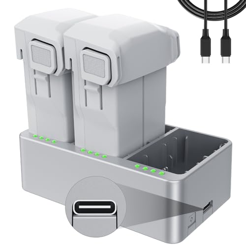 MVMOD Mini 3 Pro Akku Plus 2er-Pack und Zweiwege-Ladestation, 3850mAh Ersatz Intelligent Flight Battery, kompatibel mit DJI Mini 3 Pro Drohne, 47 Min maximale Flugzeit MVMOD Mini 3 Pro Akku Plus 2er-Pack und Zweiwege-Ladestation, 3850mAh Ersatz Intelligent Flight Battery, kompatibel mit DJI Mini 3 Pro Drohne, 47 Min maximale Flugzeit von MVMOD
