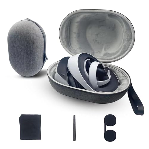 Harte Tragetasche für PlayStation VR2 Gaming-Headset und Touch-Controller-Zubehör, PS VR2 Schutztasche mit Objektivschutzabdeckung, PSVR2 tragbare Hülle, geeignet für Reisen und Zuhause Harte Tragetasche für PlayStation VR2 Gaming-Headset und Touch-Controller-Zubehör, PS VR2 Schutztasche mit Objektivschutzabdeckung, PSVR2 tragbare Hülle, geeignet für Reisen und Zuhause von MVRPDXC
