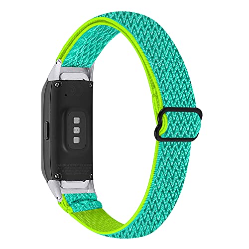 Galaxy Fit Ersatzband, 5,3"-8,3" Atmungsaktives Nylon-Ersatzband Verstellbares Elastisches Armband Sportzubehör-Armband Kompatibel mit Samsung Galaxy Fit SM-R370 (Y07) von MVRYCE