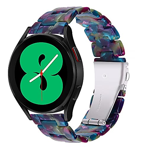 Galaxy Watch 4 Uhrenarmband, MVRYCE 5,5"-7,87" Resin Ersatzarmband Kompatibel mit Galaxy Watch 4 40mm 44mm/Watch 4 Classic 42mm 46mm/Watch 3 41mm,Galaxy Watch 42mm/Gear S2/Gear Sport (Y04) von MVRYCE