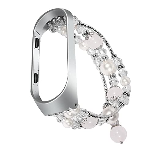 Kompatibel für Mi Band 7Barcelet Band, MVRYCE Handmade Fashion Elastic Beads Arrows Replacement Strap Bracelet Watchband mit kompatibel Mi Band 7 (Y1) von MVRYCE