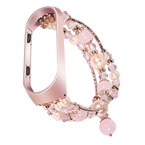 Kompatibel für Mi Band 7Barcelet Band, MVRYCE Handmade Fashion Elastic Beads Arrows Replacement Strap Bracelet Watchband mit kompatibel Mi Band 7 (Y3) von MVRYCE