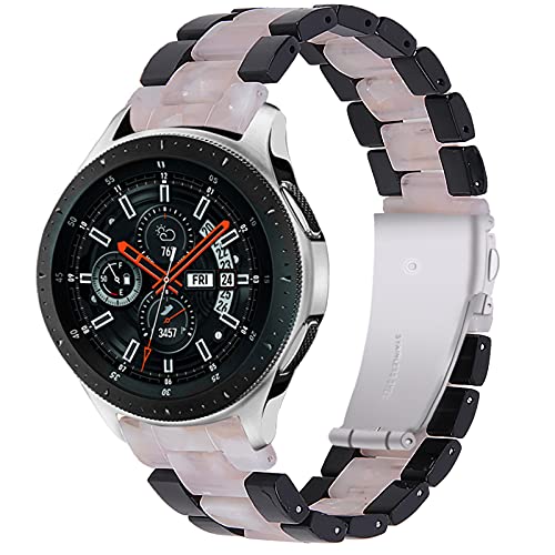 MVRYCE Gear S2 Uhrenarmband, 5,5"-7,87" Armband Leichtes 20mm Ersatzharzband Zubehörarmband Kompatibel mit Galaxy Watch 3 41mm/Galaxy Watch 42mm/Active 40mm/Active2 40mm 44mm/Gear S2 (FH) von MVRYCE