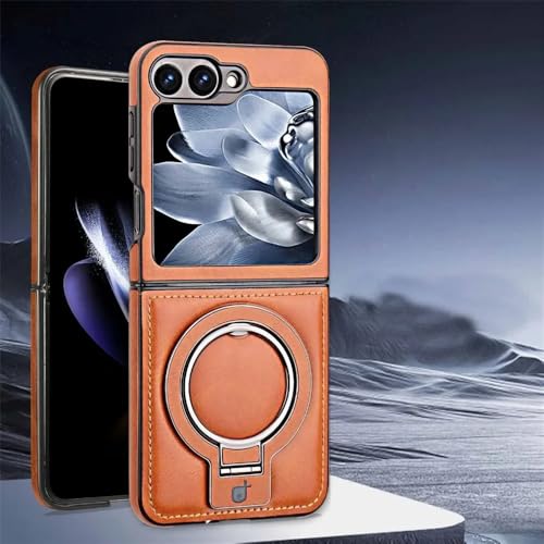 MVVKKY Magnetischer Ringständer für Samsung Galaxy Z Flip 6 5 4 3 Flip6 Flip5 Flip4 Flip3 Handyhülle Stoßfeste Schutzhülle mit Ständer, braun, für Galaxy Z Flip 5 MVVKKY Magnetischer Ringständer für Samsung Galaxy Z Flip 6 5 4 3 Flip6 Flip5 Flip4 Flip3 Handyhülle Stoßfeste Schutzhülle mit Ständer, braun, für Galaxy Z Flip 5 von MVVKKY