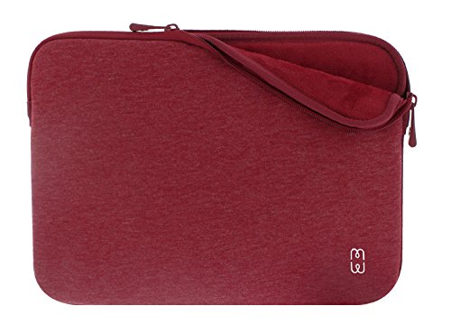 MW Laptop Hülle Kompatibel mit Apple MacBook Pro 13 - Laptop Hülle 13 Zoll mit weichem gepolstertem Memory Foam - Laptop Schutzhülle mit Reißverschluss und kratzfester Innenseite - Shade (Rot) von MW