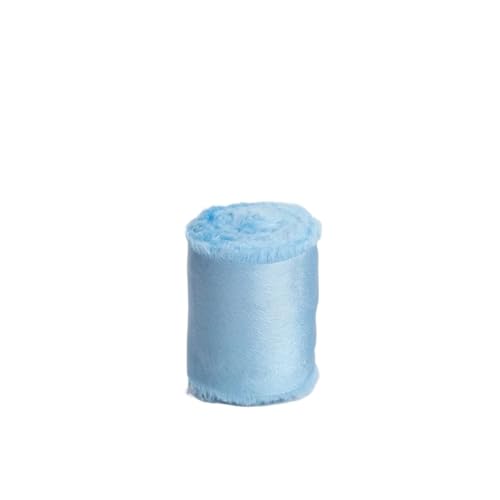 4/6 Stück 5 Yards Bänder mit ausgefransten Kanten, Satin, handgefertigt, glattes, weiches Band for Hochzeitseinladungen, Blumensträuße, Geburtstagsfeiern, DIY-Dekoration FüR Handwerk(Light blue,6pcs) 4/6 Stück 5 Yards Bänder mit ausgefransten Kanten, Satin, handgefertigt, glattes, weiches Band for Hochzeitseinladungen, Blumensträuße, Geburtstagsfeiern, DIY-Dekoration FüR Handwerk(Light blue,6pcs) von MWAHJU
